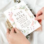 Personalised Wedding Invites 'Save The Date' Soft Floral Set Of 36, thumbnail 4 of 5