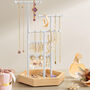 White Metal Wood Jewellery Display Tree Stand Hold, thumbnail 1 of 12
