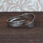 Rose Vintage Butter Knife Bangle, thumbnail 1 of 5