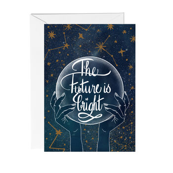 The Future Is Bright Celestial Greeting Card, 3 of 4