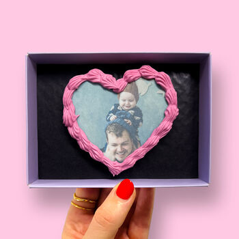 Edible Photo Heart Letterbox Cookie, 3 of 6