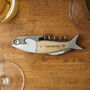 'Bottoms Up' Engraved Fish Bottle Opener In Gift Box, thumbnail 1 of 2