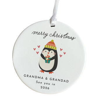 Christmas New Grandparents Ornament Gift, 2 of 6