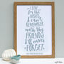 Personalised Best Friends Print, thumbnail 4 of 7