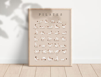 Classical Pilates Art Print A3 Unframed, 5 of 5