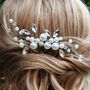 Pearl And Crystal Bridal Hair Comb, thumbnail 3 of 12