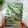 Plantable Otter Seed Paper Card, thumbnail 1 of 5