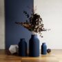 Large Navy Blue 'Bottle' Vase For Dried Flowers, thumbnail 2 of 10