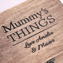 Mummy's Personalised Wooden Jewellery Box, thumbnail 5 of 6