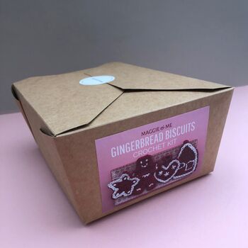 Gingerbread Biscuit Christmas Crochet Kit, 8 of 8