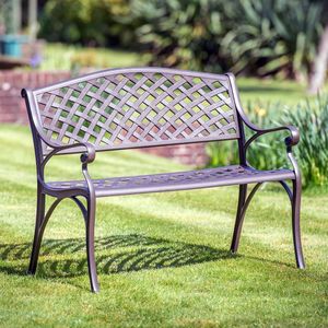 Aluminium Garden Bench By Plant Theatre Notonthehighstreet Com