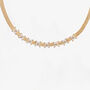 Kinmokusei 18 K Gold Plated Chain Floral Necklace, thumbnail 1 of 6