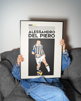 Alessandro Del Piero Juventus Football Poster, 3 of 6