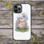 Bunny Painting iPhone Case, thumbnail 4 of 5