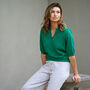 Celine Pointelle Top, thumbnail 3 of 7