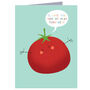 Mini Tomato Greetings Card, thumbnail 2 of 4