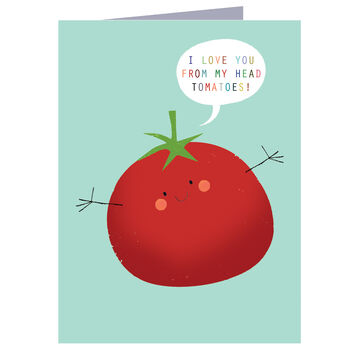 Mini Tomato Greetings Card, 2 of 4