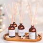 Aromatherapy Reed Diffuser Scented With Essential Oils, Relaxing Gift For Her, Housewarming Gift Natural Eco Diffuser, thumbnail 1 of 11