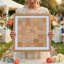 Wooden Heart Jigsaw Puzzle Piece Alternative Wedding Guest Book, thumbnail 1 of 11