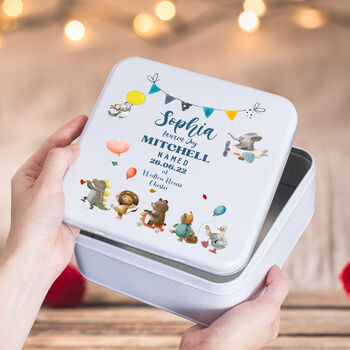 Personalised Christening Gift Tin, 3 of 4