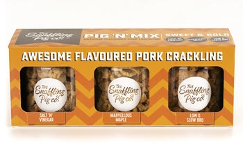 Pork Crackling Jar Bundle Of Mixed Flavours, 3 of 5