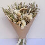 White Dried Wildflower Bouquet, thumbnail 6 of 8