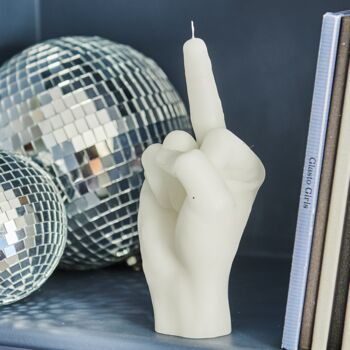 F*Ck You Hand Gesture Candle, 3 of 4