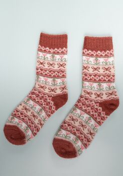 Nordic Wool Blend Socks, 5 of 6