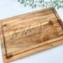 Personalised Engraved Acacia Wood Cheese Board, thumbnail 7 of 9