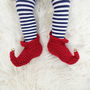Crocheted Christmas Elf Boots, thumbnail 5 of 10