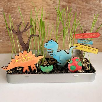 Personalised Big Brother Dinosaur Craft And Treats Gift Set, 9 of 12