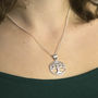Sterling Silver Tree Of Love Necklace, thumbnail 3 of 7