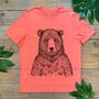 Grizzly Bear Men's Organic T Shirt, thumbnail 4 of 6