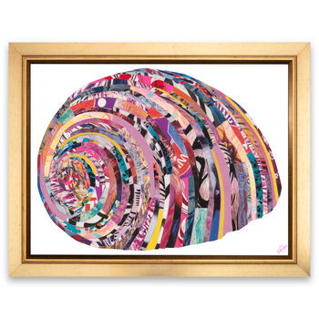 The Whorl Shell Collage Giclée Art Print, 5 of 5