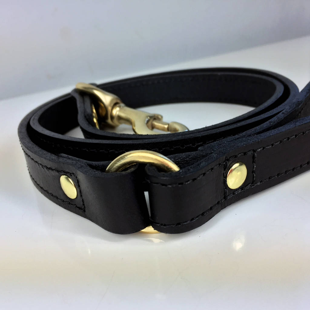 Personalised Leather Dog Lead By Debbie MacPherson Atelier ...