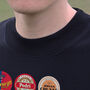 Barcelona Football Beer Mat Oversized T Shirt, thumbnail 7 of 10