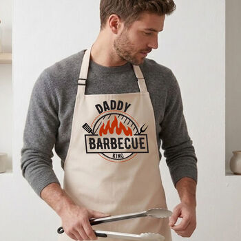 Personalised Daddy Apron BBQ, 2 of 4