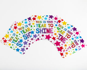 This Is Your Year To Shine Vinyl Sticker, 3 of 4