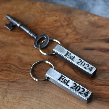 Iron '2024' Christmas Keyring, 3 of 8