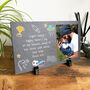 Personalised 'Our Adventures' Photo Slate With Stand 25 X 15cm, thumbnail 2 of 5