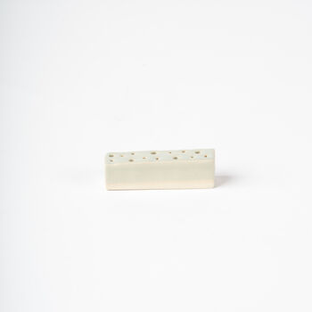 Small Handmade Ceramic Flower Bar For Dried Flowers, 6 of 11