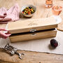 Personalised Newlyweds Wooden Wine Box, thumbnail 2 of 4