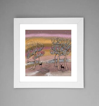 'Stags By The River' Print, 2 of 3