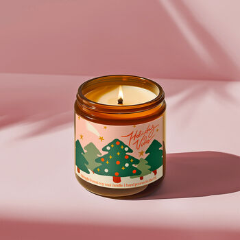 Holiday Vibes Scented Candle Christmas Gift, 2 of 8