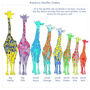 Rainbow Giraffe Print, thumbnail 2 of 2