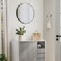 Sideboard Modern Storage Cabinet Drawers Concrete Grey, thumbnail 7 of 7