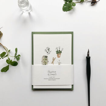‘The Garden’ Writing Set Of Notecards And Postcards, 3 of 6