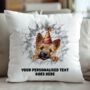 Personalised Norwich Terrier Birthday Break Through Dog, thumbnail 5 of 8