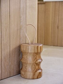 Personalised Handmade Wooden Door Stop, 7 of 12