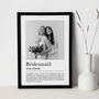 Personalised Bridesmaid Gift, Wedding Thank You, thumbnail 3 of 6